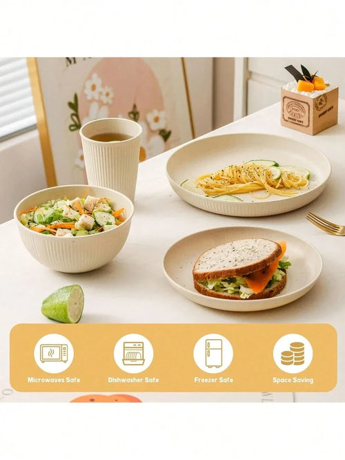 Vaisselle empilable du kit duo complet